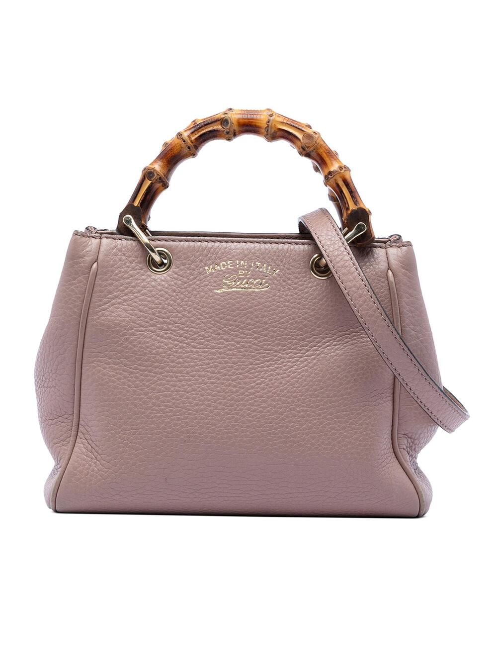 Gucci Mini Calfskin Bamboo Shopper #318182G60B